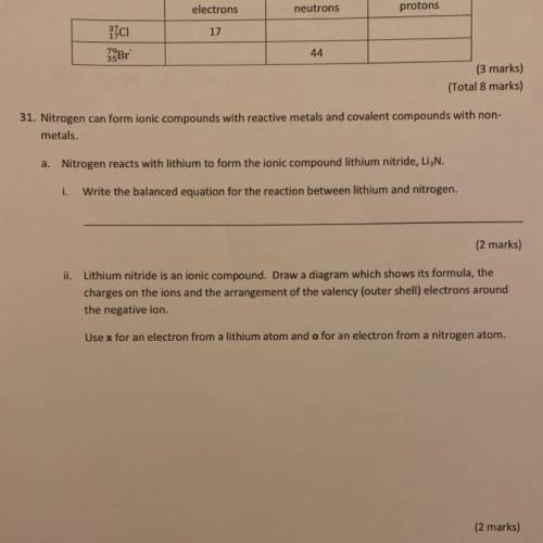 Photo attached, Can anyone help me with 31aii)???? Please I would really appreciate it. Thanks