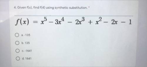 Can you guys help me with this please it suppose to use the synthetic substitution or the remainder