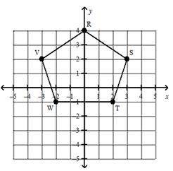 Use the graph to answer the following question.

What is the length, to the nearest unit, of ws?
A