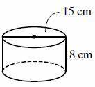 Find the surface area of the cylinder. Round to the nearest whole number.

A. 553 cm2
B. 1,359 cm2