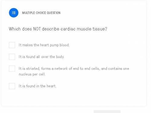 Which does NOT describe cardiac muscle tissue?