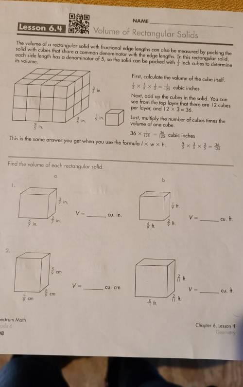 How do you do number 1? how do you find how many cubes fit​