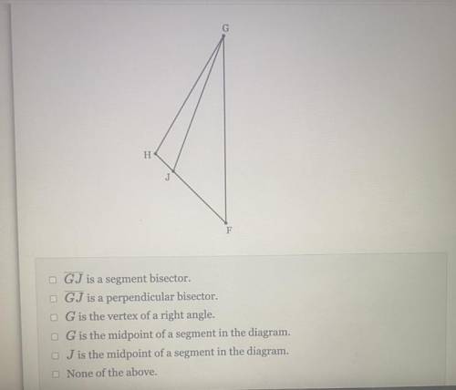 HELP PLEASE SOMEONE 

Which of the following statements must be true based on diagram