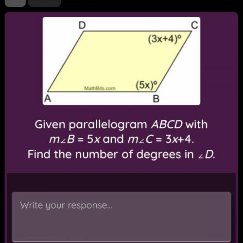 Find the number of degrees in