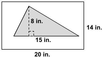 What is the probability that a point chosen inside the rectangle is in the shaded triangle?

write