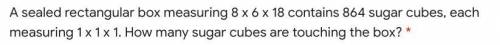 Perimeter of a cube, in a cube? What?