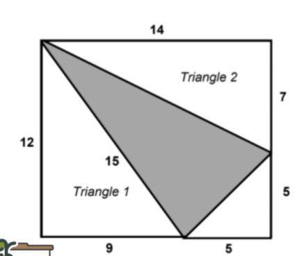 Is the shaded angle a right triangle?
Prove your answer.