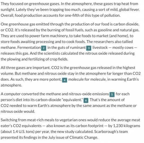 How does the section “Beyond greenhouse gases” contribute to the development of ideas in the text (