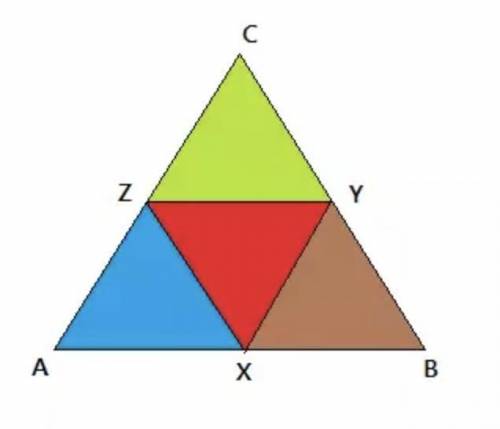 Porfa ayuda:

Dibuja un triángulo isósceles y se divide su base en 4 partes iguales. Identifica los