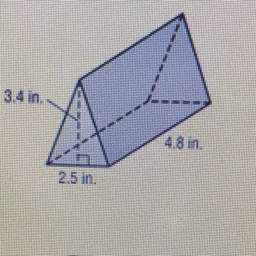 Find the volume of the figure shown below. Round you answer to the nearest tenth.