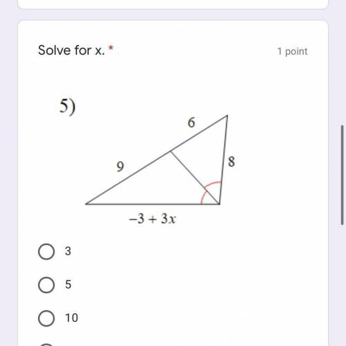 Solve for x. PLEASE SHOW WORK