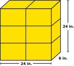I WILL GIVE YOU BRAINLIST NEED HELP ASAP

The object below is made of six identical rectangular pr