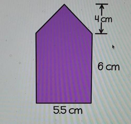 What is the area of the composite figure ​