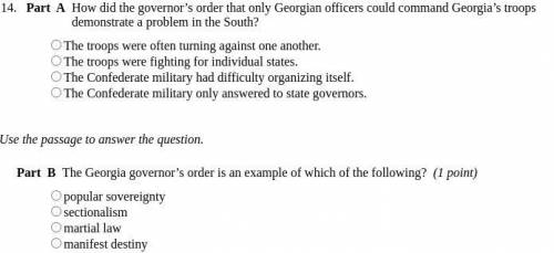 help pls! ill mark u brainliest if correct :) please answer both questions for brainliest! Use the