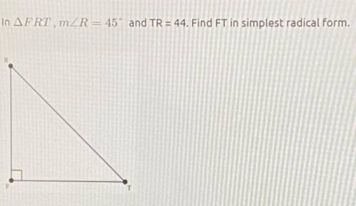 Help I will be marking brainliest!!!

A. 22
B. 44√2
C. 22√2
D. 44
Show work, if possible. Thanks❤️