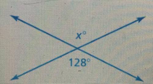Tell whether the angles are adjacent or vertical. Then find the value of x