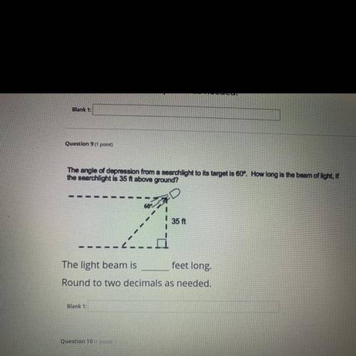 Find the length below using the triangle given??