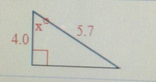I need help finding the value of x.​