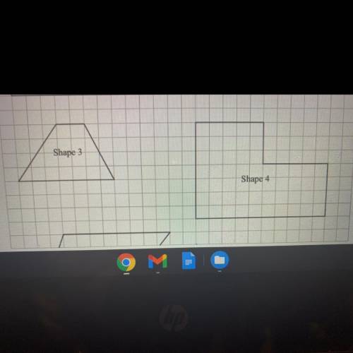 What are both of these shapes units?