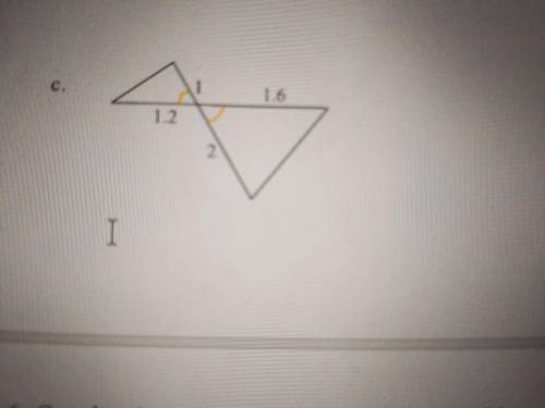 Are the triangles are similar or not? How do I prove it?