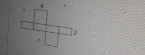 How many square units is the surface area of the box corresponding to the net?​