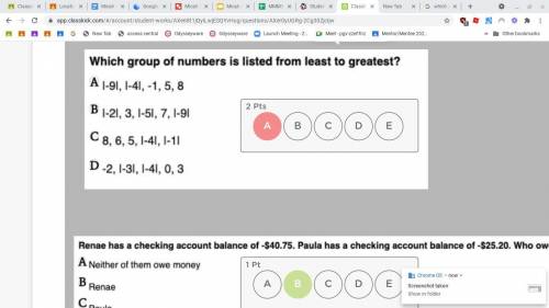 Please help which numbers are least to greatest