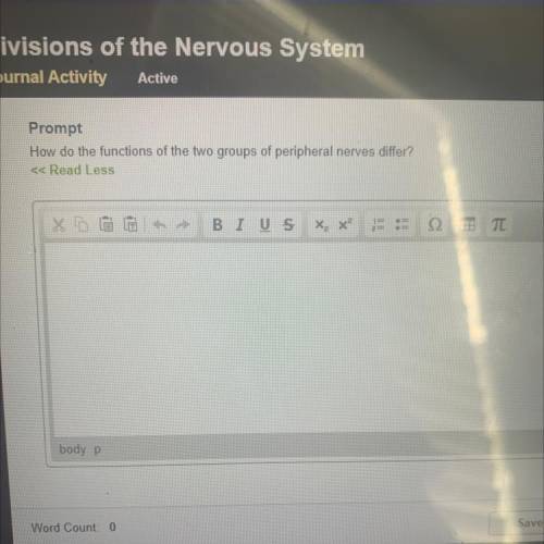 Prompt

How do the functions of the two groups of peripheral nerves differ?
<< Read Less