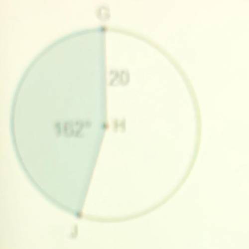 What is the area of the shaded sector of the circle?

O 201 units?
O 40tt units?
O 180 units?
O 40