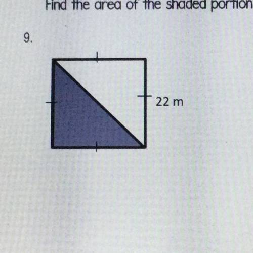 What is the area of this square (look at the picture)