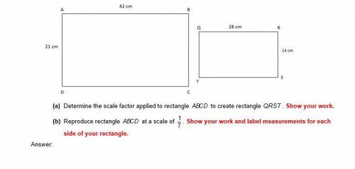 PLEASE HELP RIGHT QUESTON GETS LAST OF MY POINTS

ANSWER BOTH A AND B
3. Rectangles abcd a