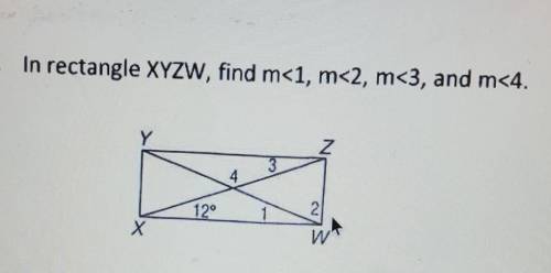 Find m<1, m<2, m<3, m<4​