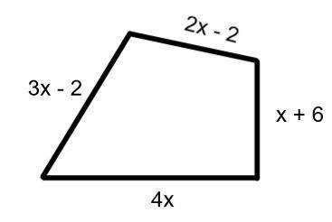 Calculate the perimeter of the figure