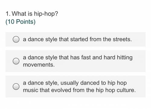 What is hip hop (dance class)