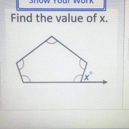 HELP FIND VALUE OF X