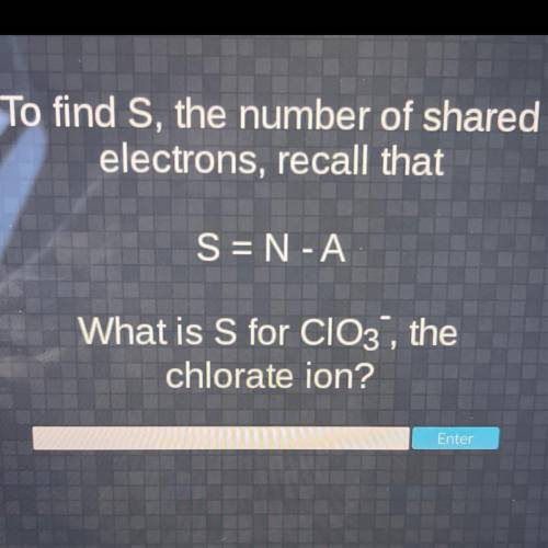 What is a for clo3-, the chlorate ion?