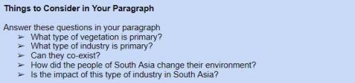 Please write a paragraph on these subjects in east Asia,

What type of vegetation is primary? 
Wha