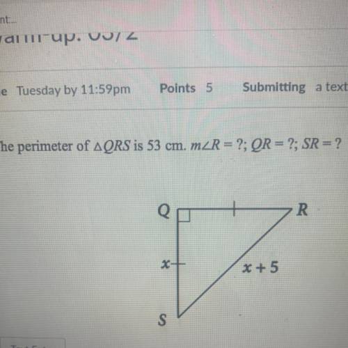 The perimeter of this answer is ?