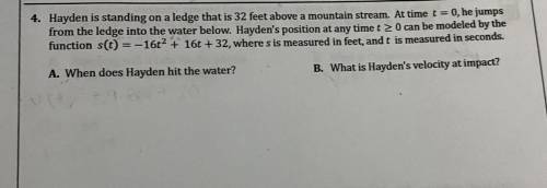 Help on number 4
4.2 HW Straight Line Motion-Connecting Position, Velocity & Acceleration HW