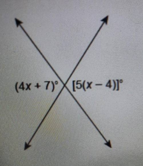 What is the value of x? ​
