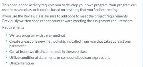 Hi, I need help with an assignment for AP Computer Science A. It is about programming, but I am str