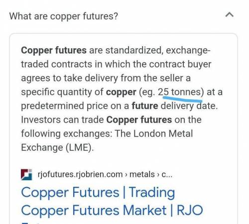 Copper futures are used to measure the state of the​