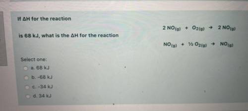 I need help on this question on reaction enthalpy kJ