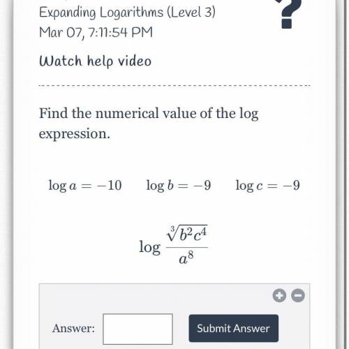 Find the numerical value of the log expression