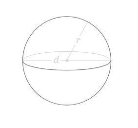 (will give branliest)Given a sphere with a diameter is of 6 cm, find its volume to the nearest whole