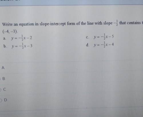 I need help please (the part cut off is the point (-4,-3)​