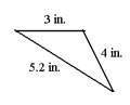 The lengths of three sides are given. What kind of triangle is this?

A. right triangle
B. isoscel