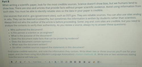 When writing a scientific paper, look for the most credible sources. Science doesn't show bias, but
