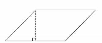Use the ruler provided to measure the dimensions of the parallelogram shown to the nearest ½ centim