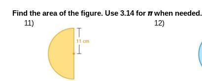 Find the area of the figure. please have an explanation