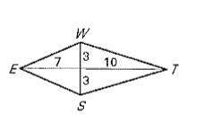 USE the Pythagorean Theorem to find the side lengths of the kite. Write the lengths in simplest rad